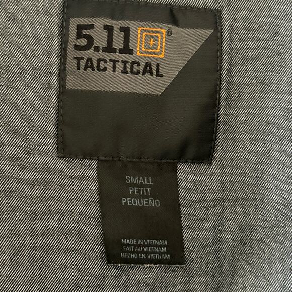 5.11 Tactical Short Sleeve Shirt  Men's Small Single Flex Covert Plaid Fatigue - Picture 4 of 11